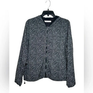 Outdoor Voices Slipstream Jacket M Gray Hooded Windbreaker Full Zip Activewear